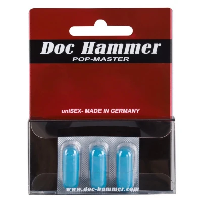 Suplement diety Doc Hammer Pop Master 3 kapsułki – Wzmacniający, Made in Germany