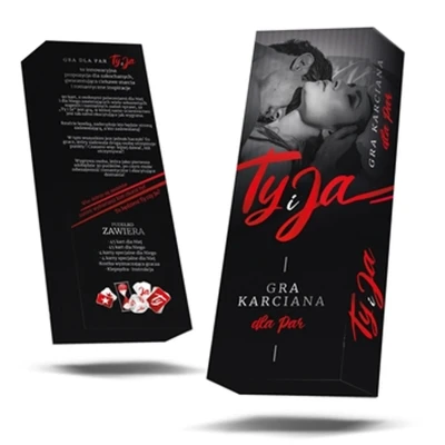 Gra towarzyska - TY i JA - dla Par, 90 kart z wyzwaniami i namiętnymi zadaniami