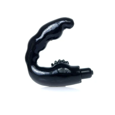 Masażer prostaty Black Series, wibracje, ergonomiczny, 10,5 cm długości