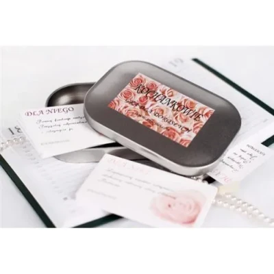 Gra interaktywna Gry-Gra KOCHANKOWIE - 52 karty, metalowe pudełko, wzmacnianie więzi