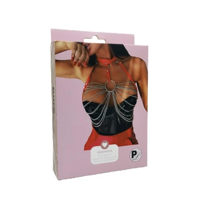 Uprząż erotyczna Pure Lust Benet - regulowane paski, metalowe akcenty, zmysłowy design