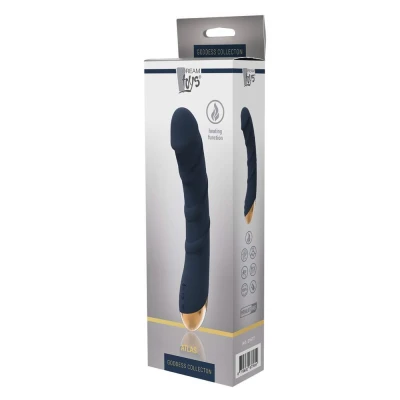 Wibrator wodoodporny GODDESS COLLECTION ATLAS, silikon, 12 wzorów, grzanie