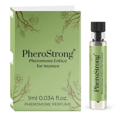 Pheromone Perfume dla Kobiet PheroStrong 1ml - Kwiatowe Nuty, Zmysłowy Zapach, Elegancja Natury