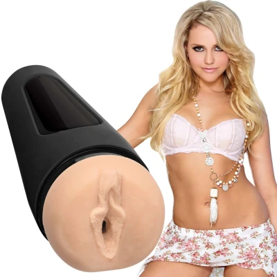 Masturbator ULTRASKYN Main Squeeze Mii Malkovej, TPE, teksturowane wnętrze, regulowana ciasność