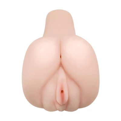 Stymulator chłonny BAILE - wibracje, podwójne wejścia, żebrowane wnętrze