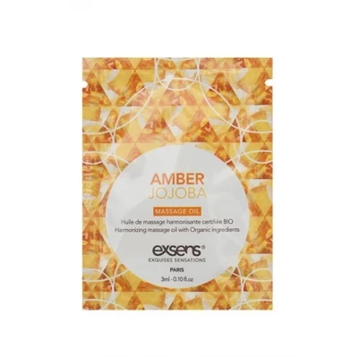 Olej do masażu AMBER JOJOBA 100% naturalny, z kamieniami, 3 ml (10 szt.)