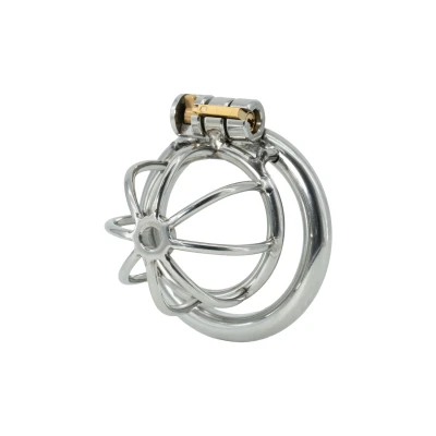 Harnais do Kontroli Męskości HIDDEN DESIRE, Stal Nierdzewna, Ultra Krótki, 4-5cm