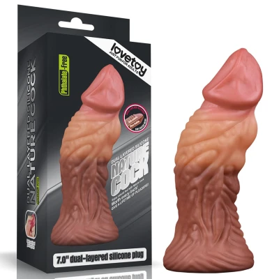 Dildo Nature Cock – 7 cali, silikon platynowy, hipoalergiczny, elastyczny