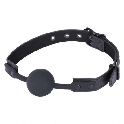 Knebel z kulką Me You Us, silikonowy, regulowany pasek, średnica 22-30 cm