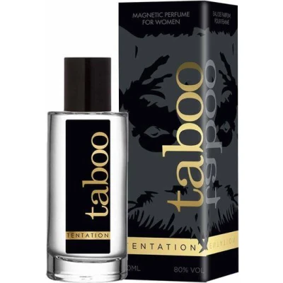 Woda perfumowana Feromony TABOO TENTATION 50ML - Kwiatowy zapach, Pudrowa nuta, Intensywne uwodzenie