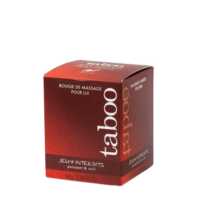 Świeca do masażu Jeux Interdist, 60g, naturalny zapach dzikiego porostu, nawilżająca