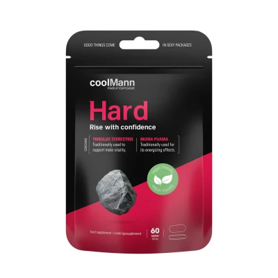 Suplement diety CoolMann HARD - 60 tabletek, wsparcie witalności mężczyzn, naturalne składniki