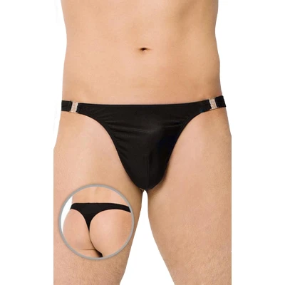 Słipy satynowe XL SOFTLINE COLLECTION, komfortowe, eleganckie z rozpięciami