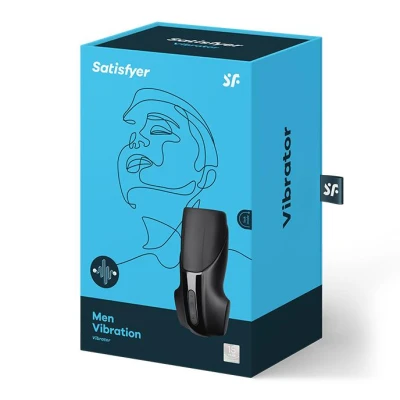 Masturbator Satisfyer Men Vibration - 14 programów, ładowanie USB, ergonomiczny kształt