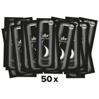 Żel intymny Pjur Original 1,5ml - lśniąca gładkość, długotrwały poślizg, 50 sztuk