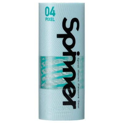 Masturbator spinner Tenga Pixel, długość 13 cm, średnica 4,5 cm, materiał TPE