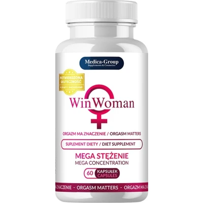 Suplement diety - WinWoman - zwiększa libido, 100% naturalne składniki, 60 kapsułek