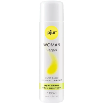 Lubrykant wodny pjur WOMAN Vegan 100ml | pH neutralny, 100% wegański, bez parabenów