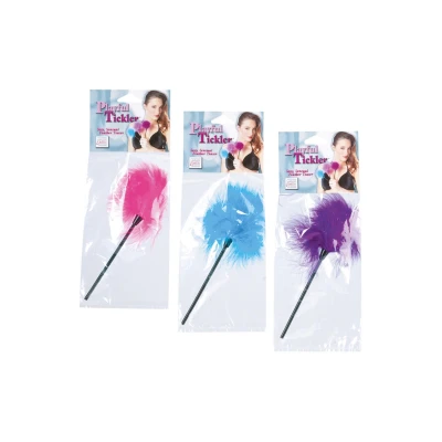 Zabawny Piórko do Łaskotania - Phthalate-Free PVC, Długość 22.75 cm, Multikolor