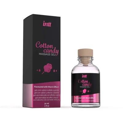 Żel do masażu Cotton Candy, 30 ml - ciepły, słodki smak, wielofunkcyjny zastosowanie