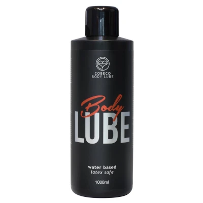 Lubrykant Wodny CBL Cobeco BodyLube 1000ml – Gładki, Bezbarwny, Bezpieczny z Prezerwatywami