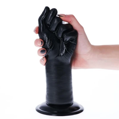 Fisting analny Pugno Fisting Errigal Nero - PVC, 8,6 cm średnicy, długość 24 cm