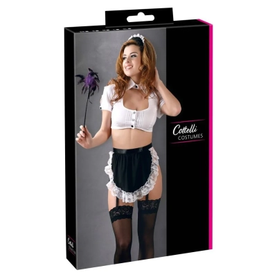Strój do odgrywania ról COTTELLI LINGERIE – zestaw seksownej służby z akcesoriami