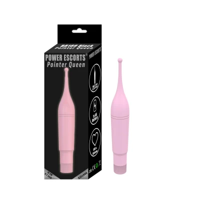 Stymulator łechtaczki Power Escorts Pointer Queen - 16 CM, elastyczny, różowy