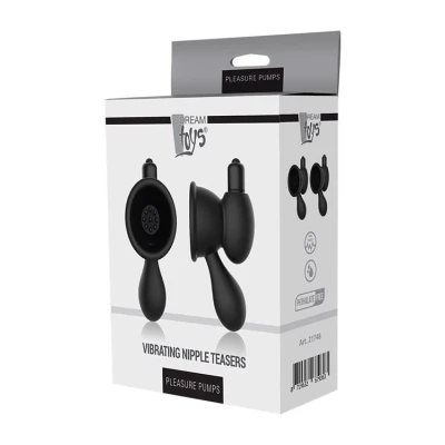 Pompki wibracyjne do sutków, silikonowe, wodoodporne, z przyciskiem wibracji