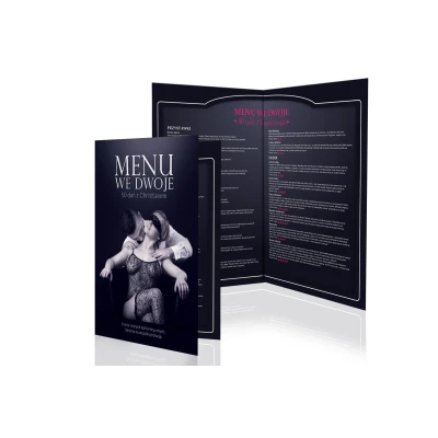 Karta menu erotyczna Grajmy Razem - 50 smakowitych dań, duży format A4