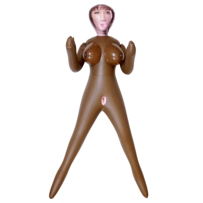 Lalka miłości Amelia - Naturalnych rozmiarów, z nadrukowaną twarzą, 3 otwory