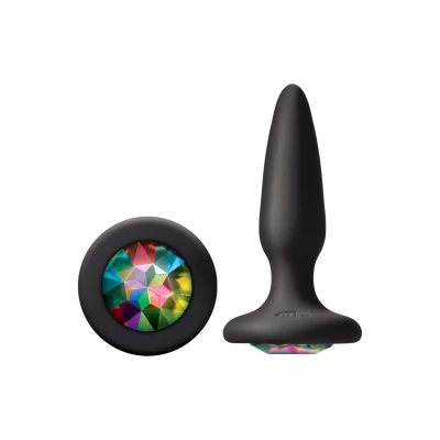 Klejek do analu Glams - Mini, Wodoodporny, Silikonowy, Kolorowe Kamienie