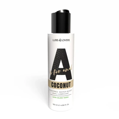 Lubrykant analny A is for Anal — Coconut, na bazie wody, z aloesem, 120 ml