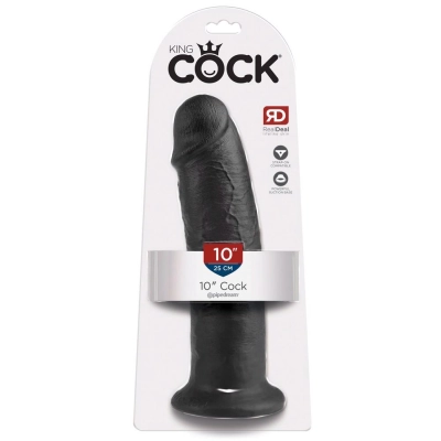 Dildo realistyczne KC Series 10" (25,4 cm) z przyssawką, średnica 6,1 cm