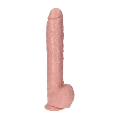 Dildo - Włoska Ekspert 40 cm, PVC, Przyssawka, Naturalna Skóra