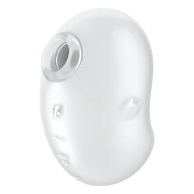 Wibrator do łechtaczki Satisfyer Cutie Ghost, silikon, 11 intensywności, IPX7