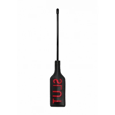 Waga 25g - Ouch! Crop - SM - Skóra sztuczna - Kolor czarny