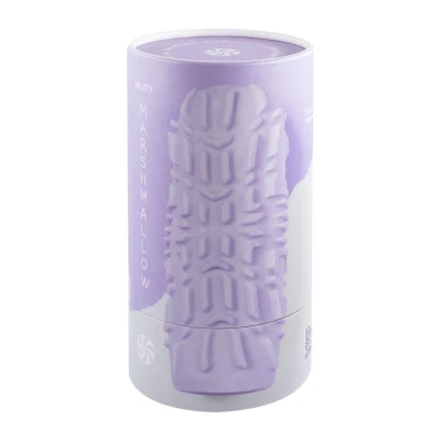 Masturbator TPE Marshmallow Maxi, dwi-stronna, wodoodporny, 14 cm