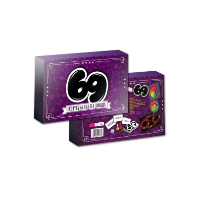 Gra planszowa - 69 Gra Erotyczna, ruletka z pytaniami i 80 kartami wyzwań