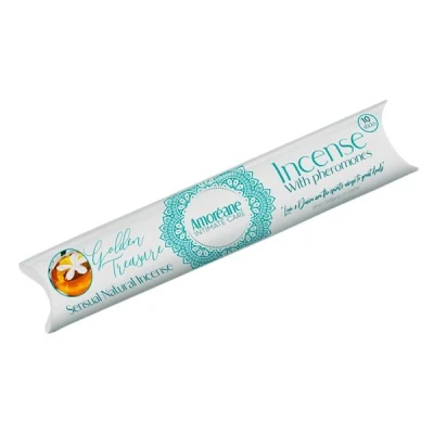 Kadzidło z feromonami Amoreane - Golden Treasure, piżmo jaśminowe, intensyfikacja namiętności