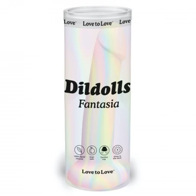 Dildo Silikonowy - DilDolls Fantasia, 100% Wodoodporny, Ergonomiczny Kształt