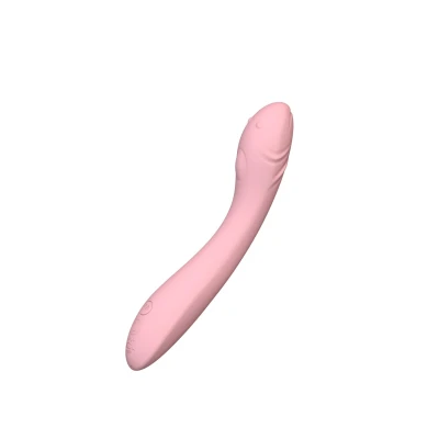 Wibrator silikonowy z serii VIBRATOR PINK, 6 trybów, wodoodporny, elastyczny