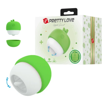 Stymulator łechtaczkowy Apple Secret, Silikon ABS, 12 trybów wibracji, Wodoodporny