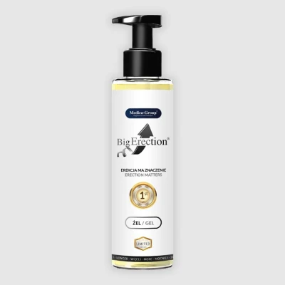 Żel pobudzający BigErection - Naturalny, Długa Erekcja, Opóźnienie Wytrysku