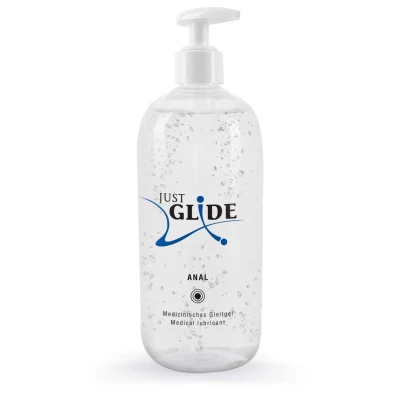 Lubrykant analny Just Glide, medyczny na bazie wody, wegański, 500 ml