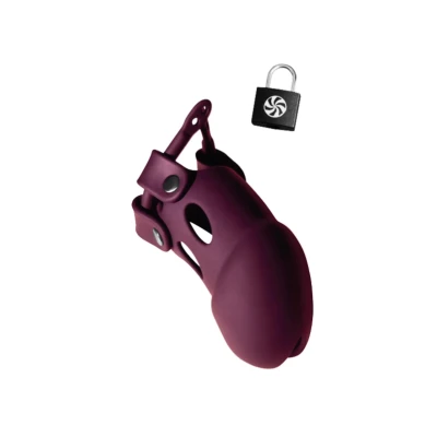 Pas Cnoty – Vanilla Guard, 3-4,2 cm, silikon medyczny, metalowa kłódka