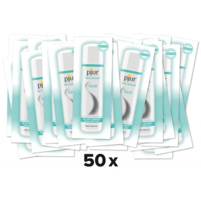 Żel nawilżający pjur Woman Nude 2ml - na bazie wody, bez parabenów, do skóry wrażliwej
