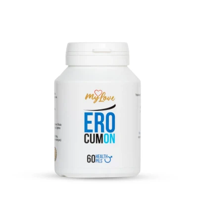 Suplement diety MyLove Ero Cum On — 60 kapsułek, maca 250 mg, tribulus 200 mg, arginina 150 mg