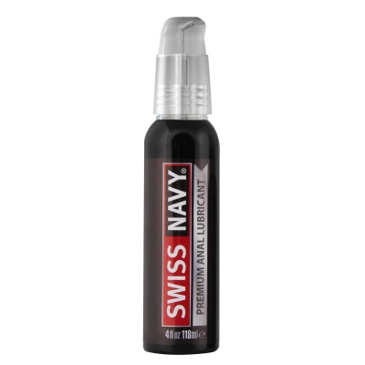 Lubrykant analny silikonowy Swiss Navy® - 4 fl oz, długotrwały, z witaminą E