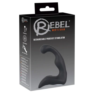 Wibrator prostaty Rebel Pro, ładowany USB, 9 trybów wibracji, silikon, 14,6 cm